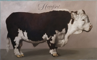 <strong>Hereford portrait </strong><span class="dims">30x48"</span>oil on linen